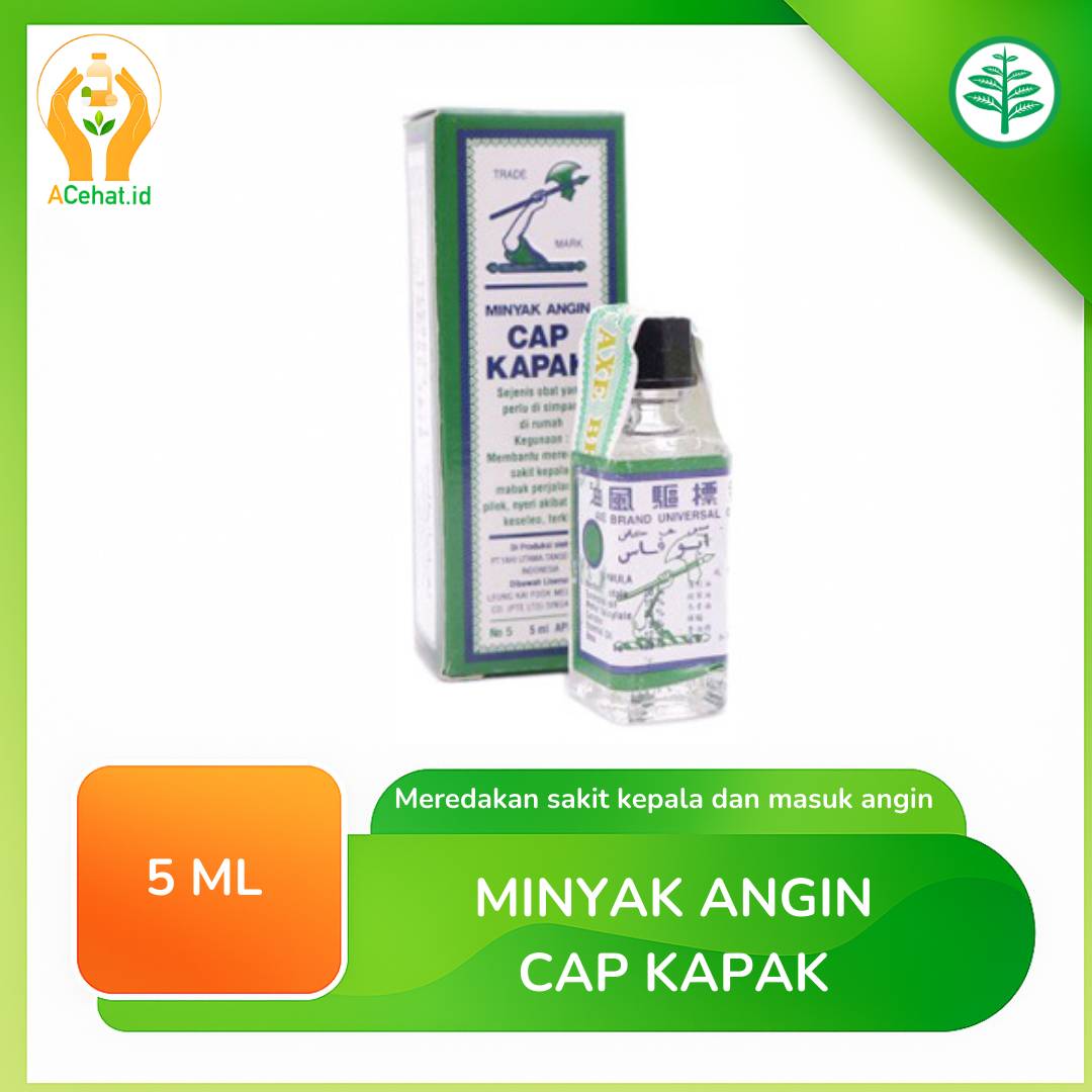 Minyak Angin Cap Kapak 5 Ml - Acehat