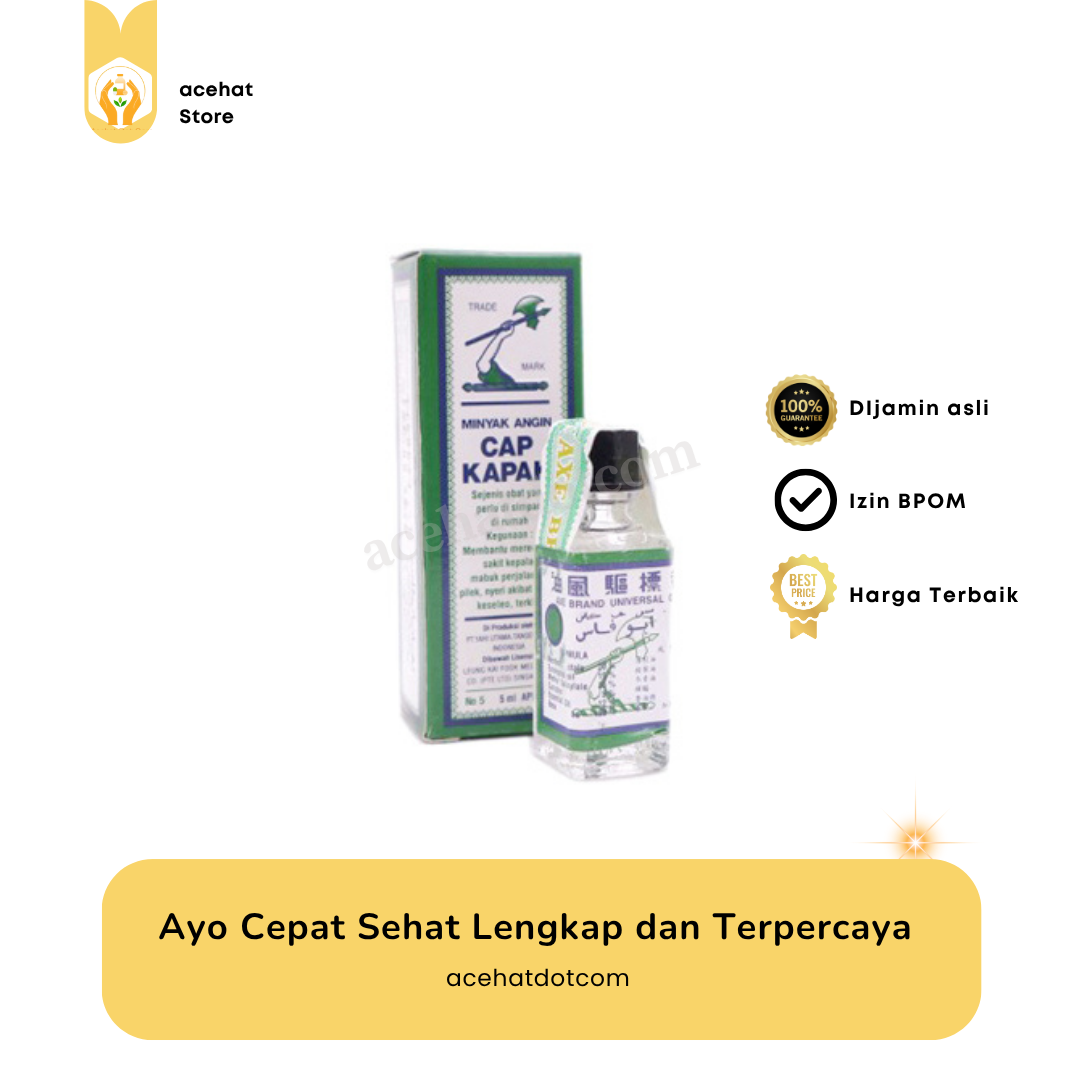 Minyak Angin Cap Kapak 5 Ml 