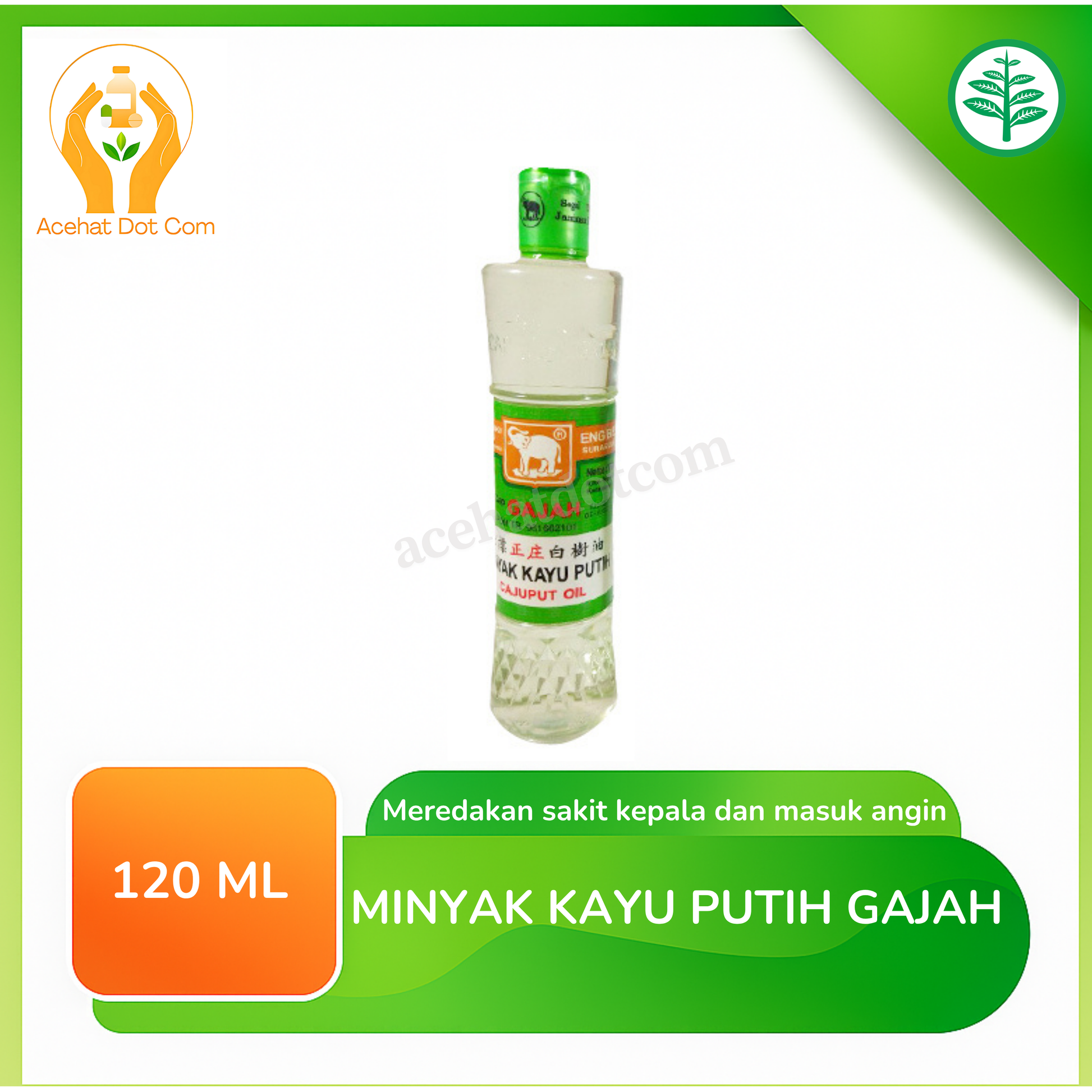 Minyak Kayu Putih Gajah 120 Ml 