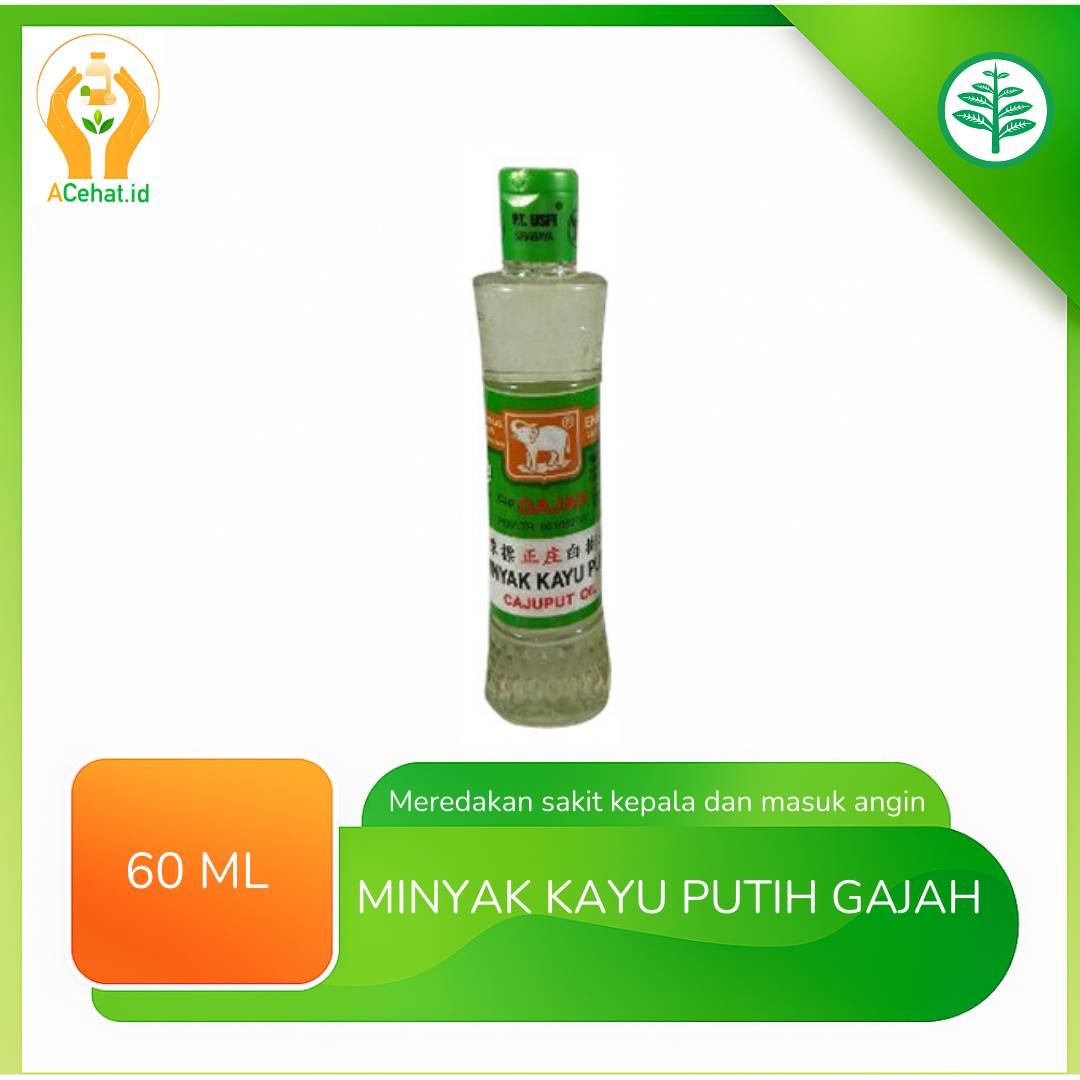Minyak Kayu Putih Gajah 60 Ml - Acehat
