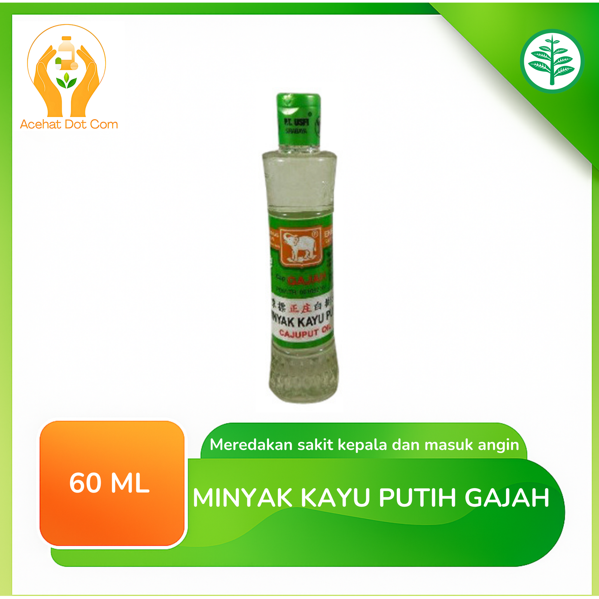 Minyak Kayu Putih Gajah 60 Ml 