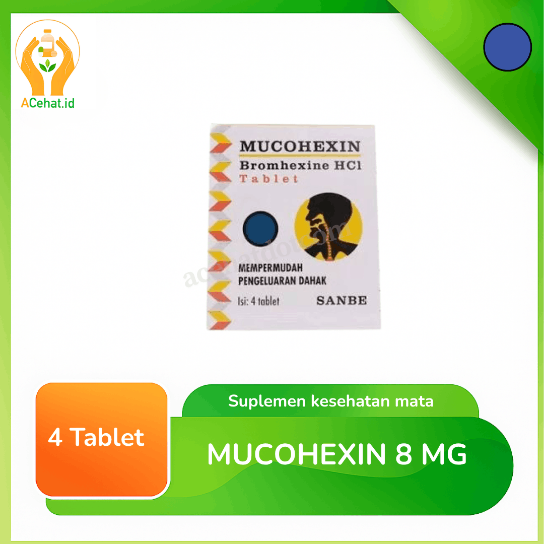 Mucohexin 8 mg 4 Tablet