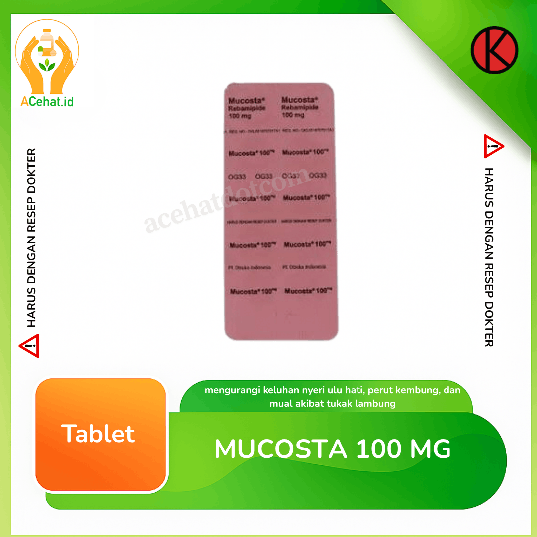 Mucosta 100 mg 10 Tablet