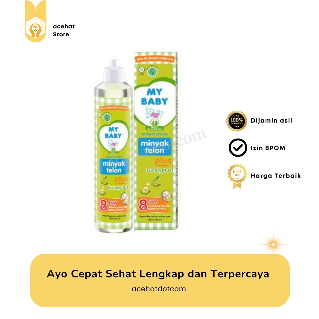 My Baby Minyak Telon Plus Kayu Putih 150 Ml 