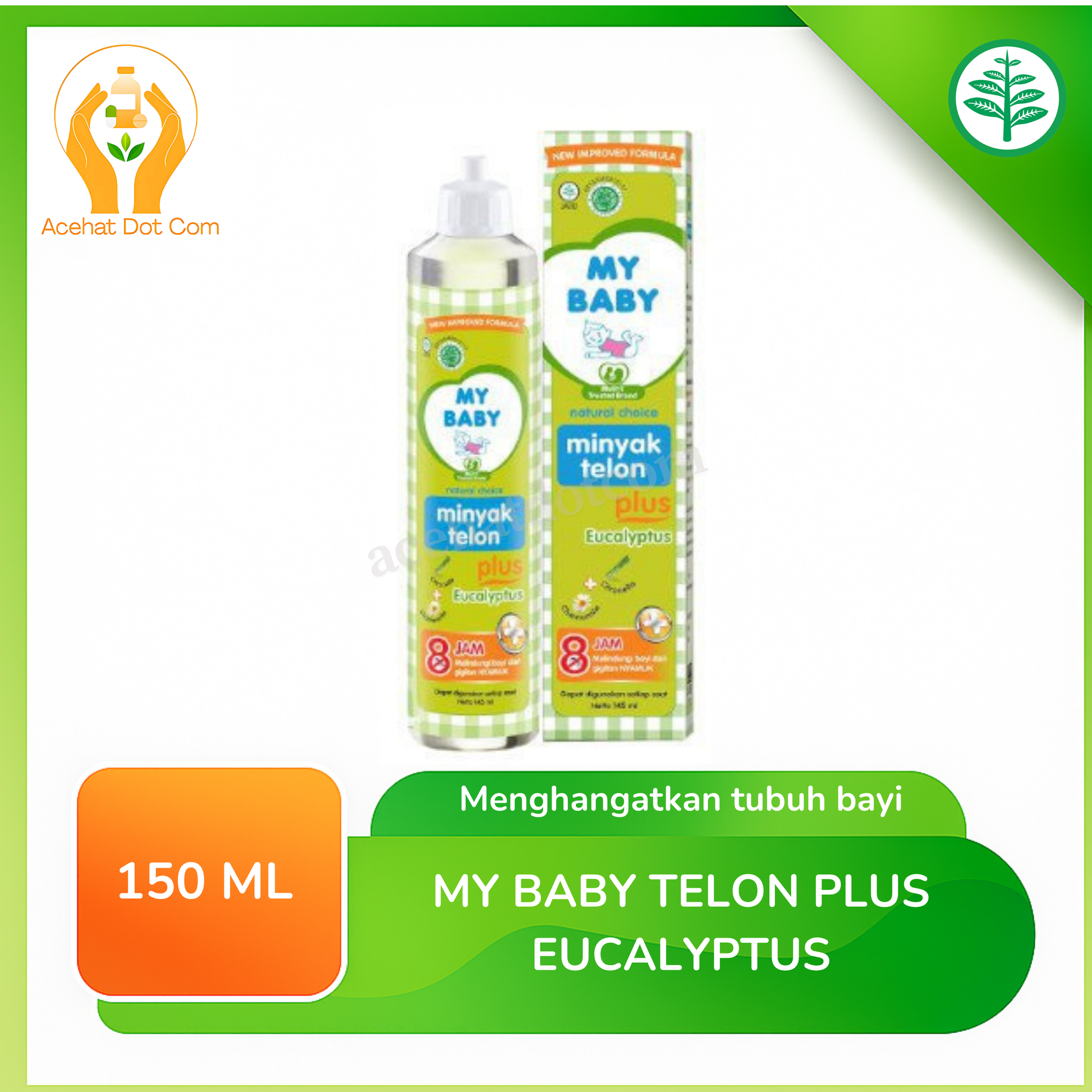 My Baby Minyak Telon Plus Eucalyptus 150 Ml