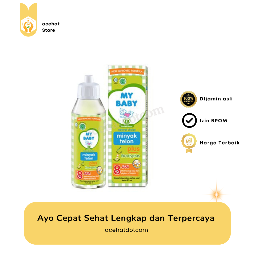 My Baby Minyak Telon Plus Kayu Putih 90 Ml 