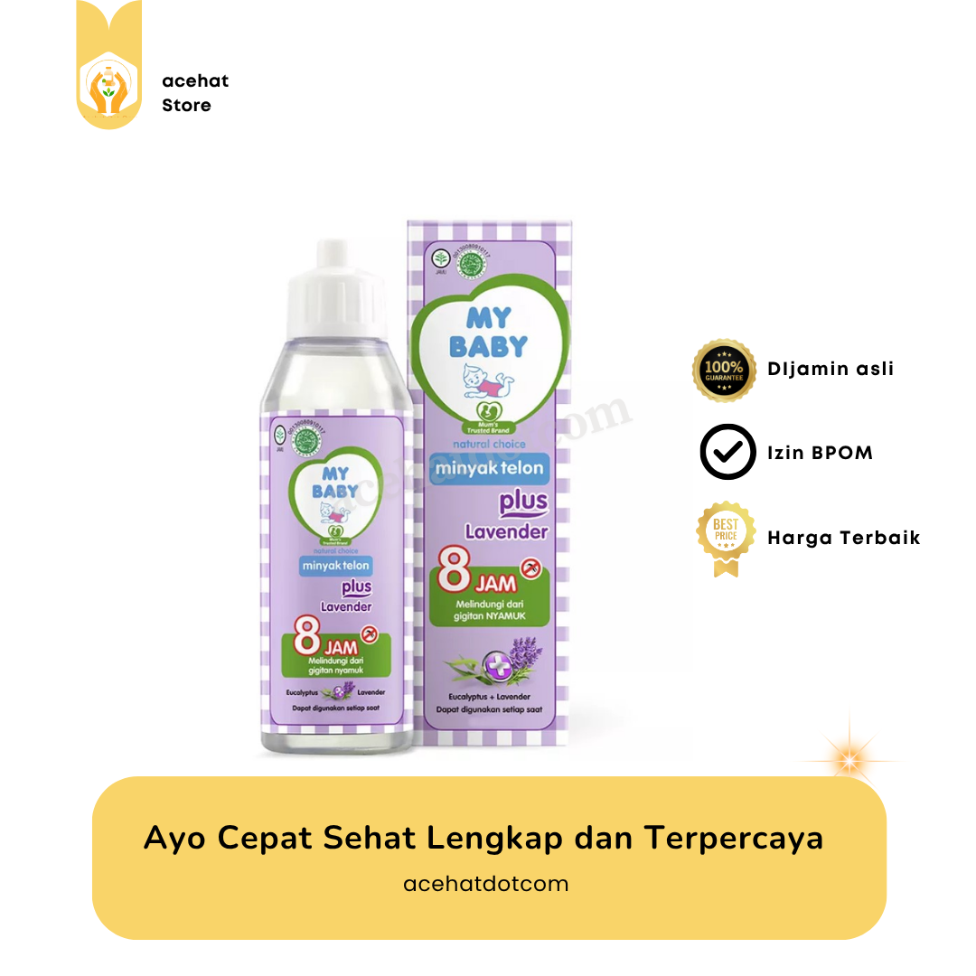My Baby Minyak Telon Plus Lavender 150 Ml 