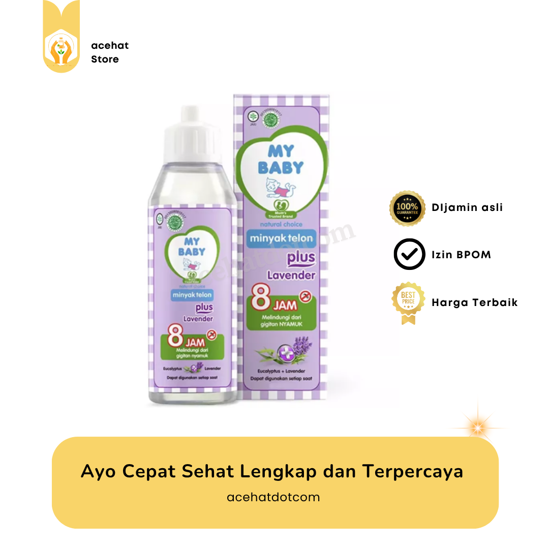My Baby Minyak Telon Plus Lavender 90 Ml