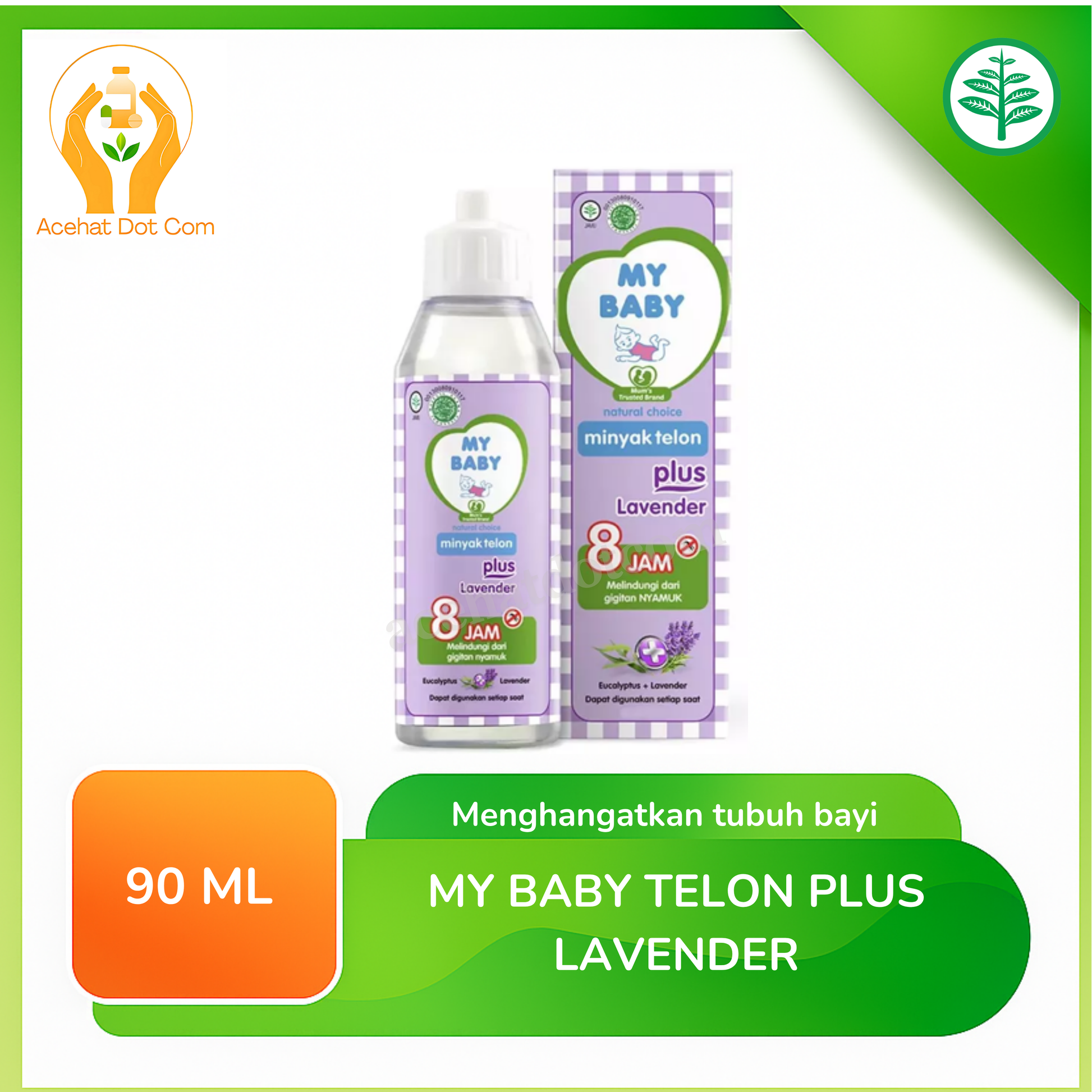 My Baby Minyak Telon Plus Lavender 90 Ml