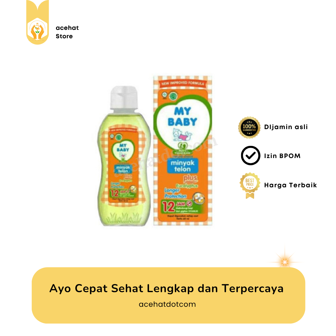 My Baby Minyak Telon Plus Perlindungan Panjang 60 Ml 