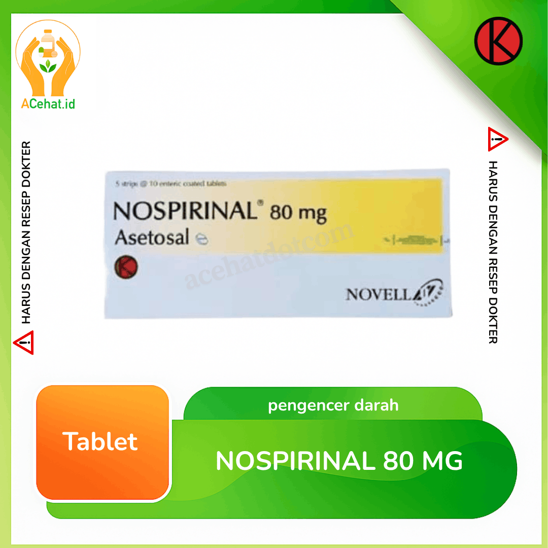Nospirinal 80 mg 10 Tablet