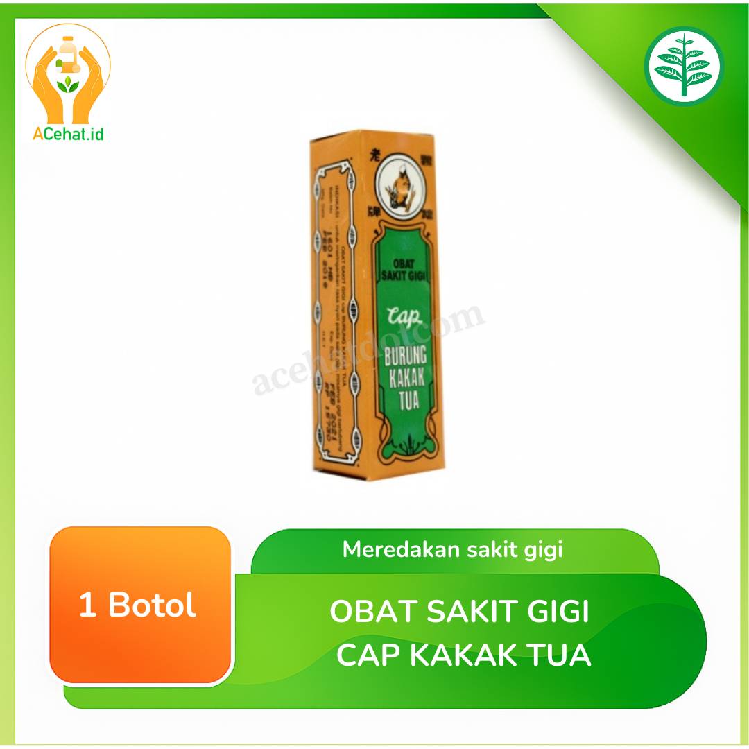 Obat Sakit Gigi Cap Burung Kakak Tua 2 Ml