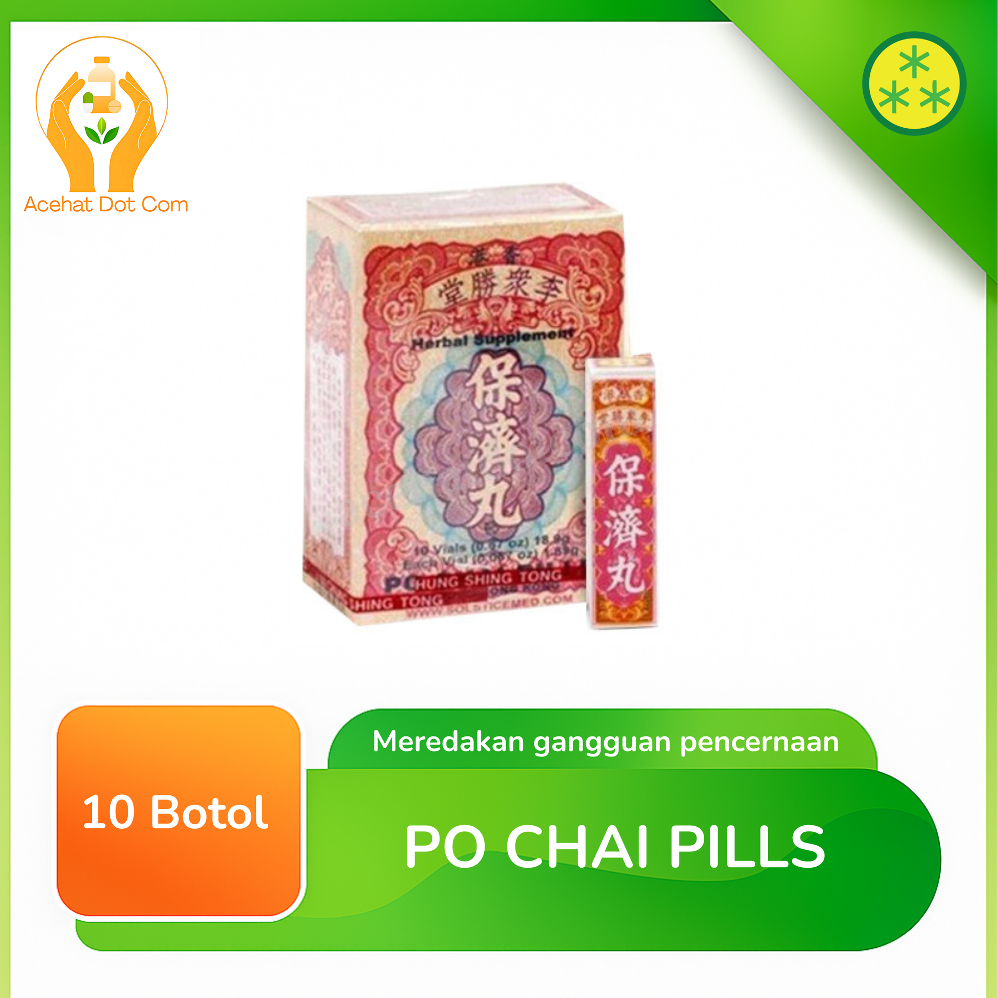 Po Chai Pills 10 Botol