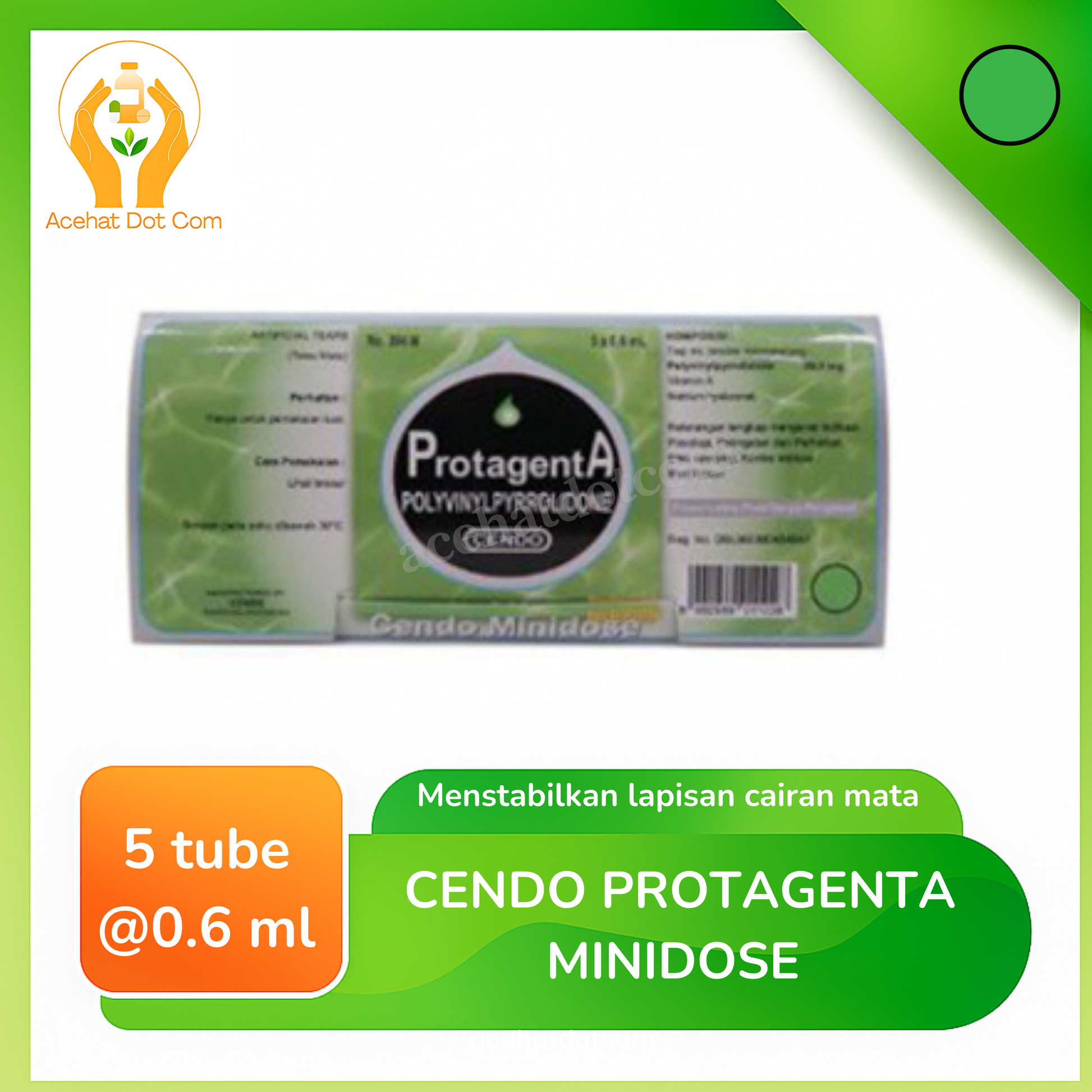 CENDO PROTAGENTA MINIDOSE 5 strip @0.6 ml
