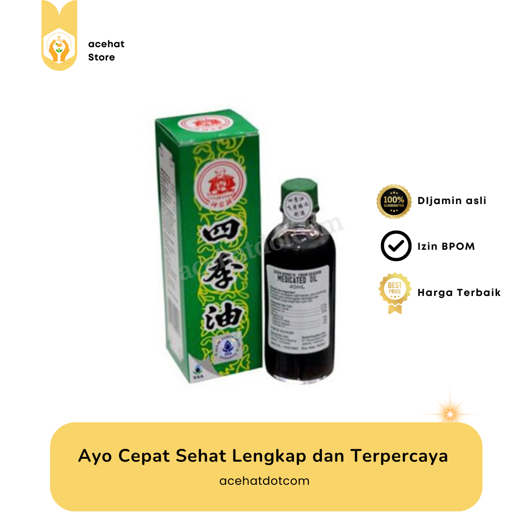 Shen Nong Si Four Season Medicated Oil 40 Ml