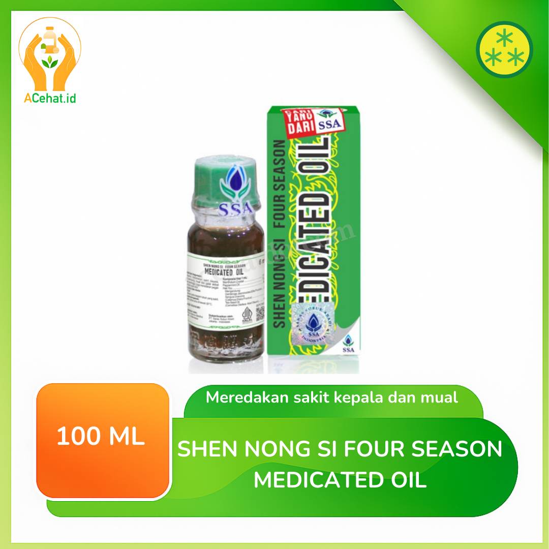 Shen Nong Si Four Season Medicated Oil 6 Ml