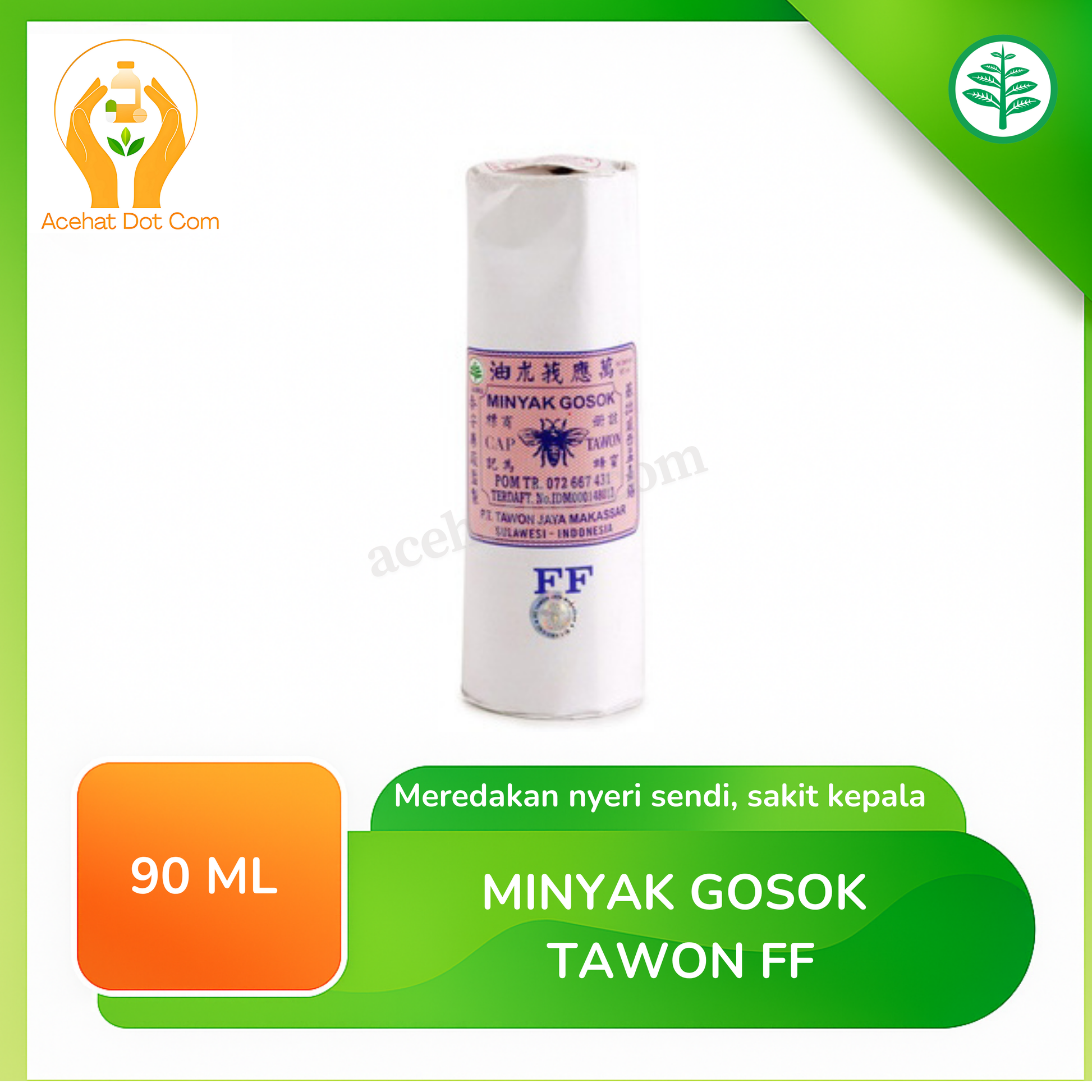 Minyak Gosok Cap Tawon Ff 90 Ml 