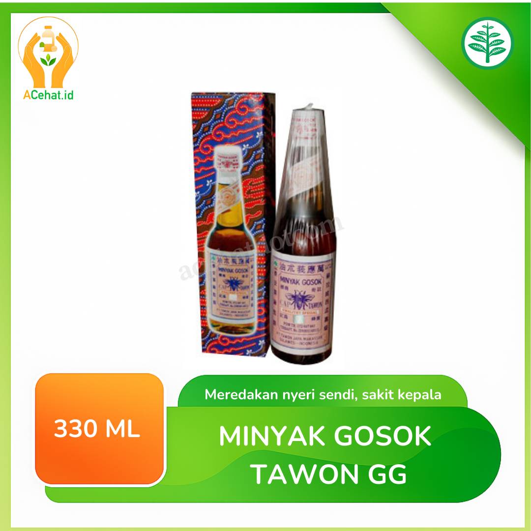 Minyak Gosok Cap Tawon Gg 330 Ml - Acehat