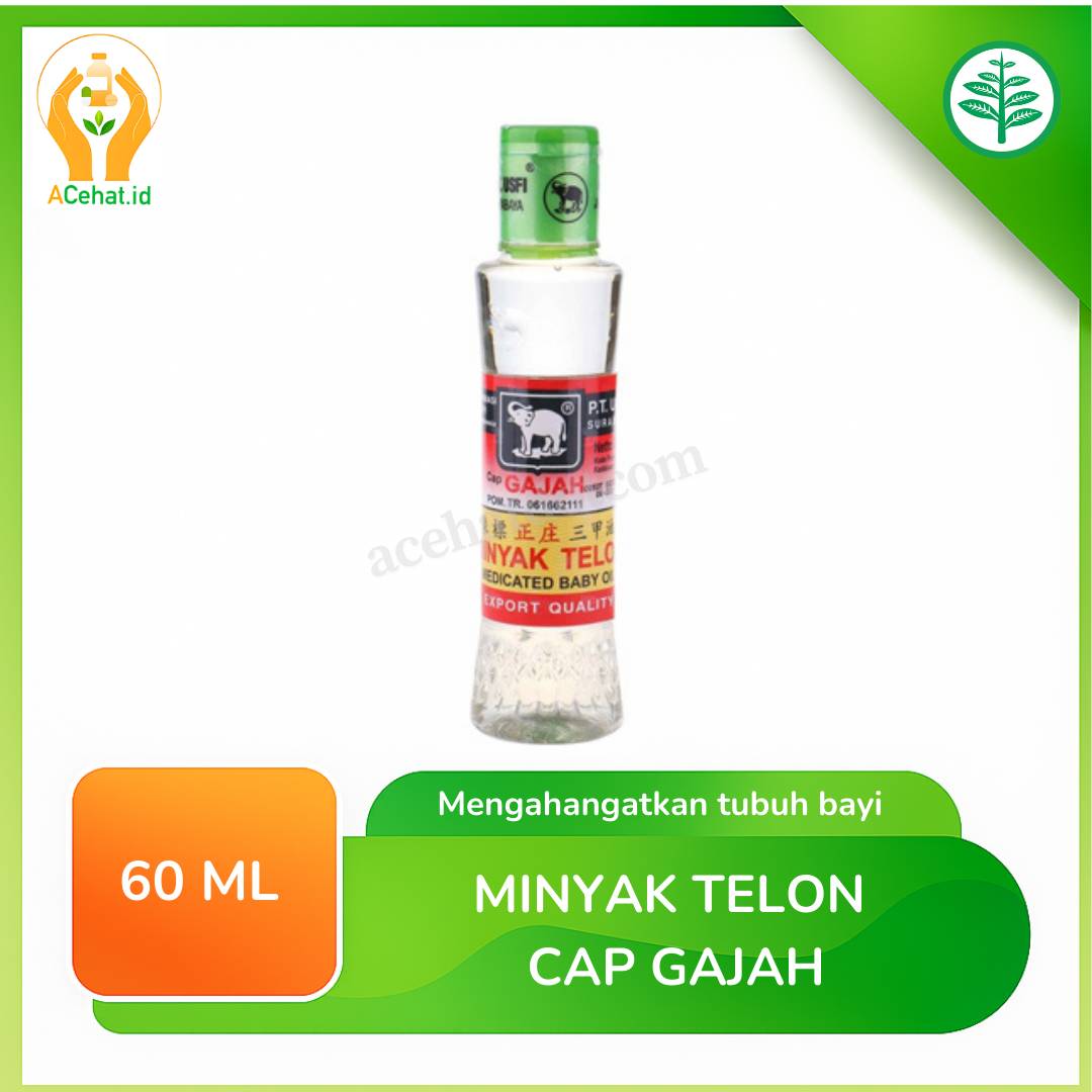 Minyak Telon Cap Gajah 60 Ml - Acehat