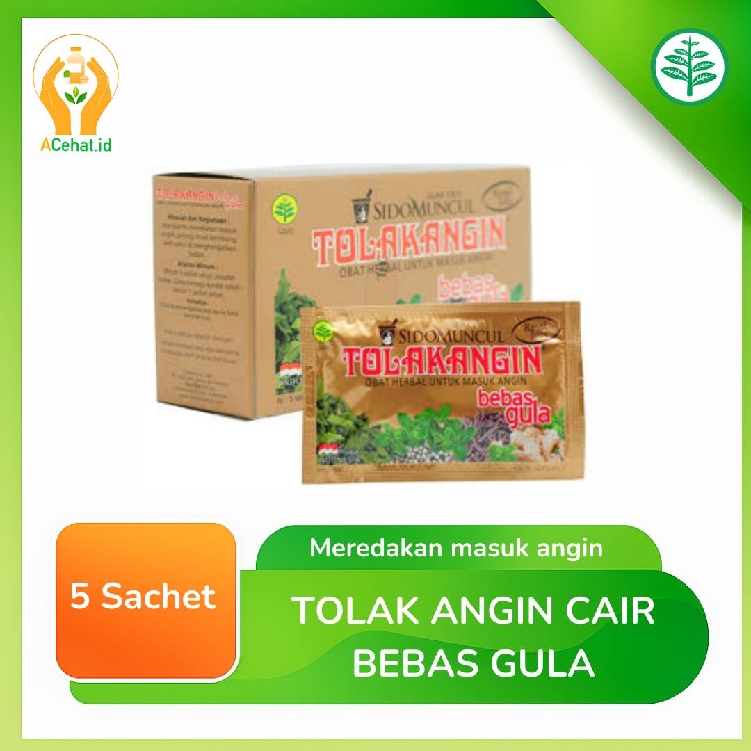 TOLAK ANGIN CAIR BEBAS GULA ISI 5