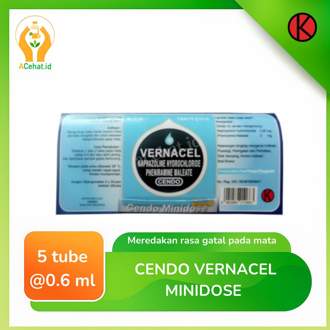 CENDO VERNACEL MINIDOSE 5 tube @0.6 ml