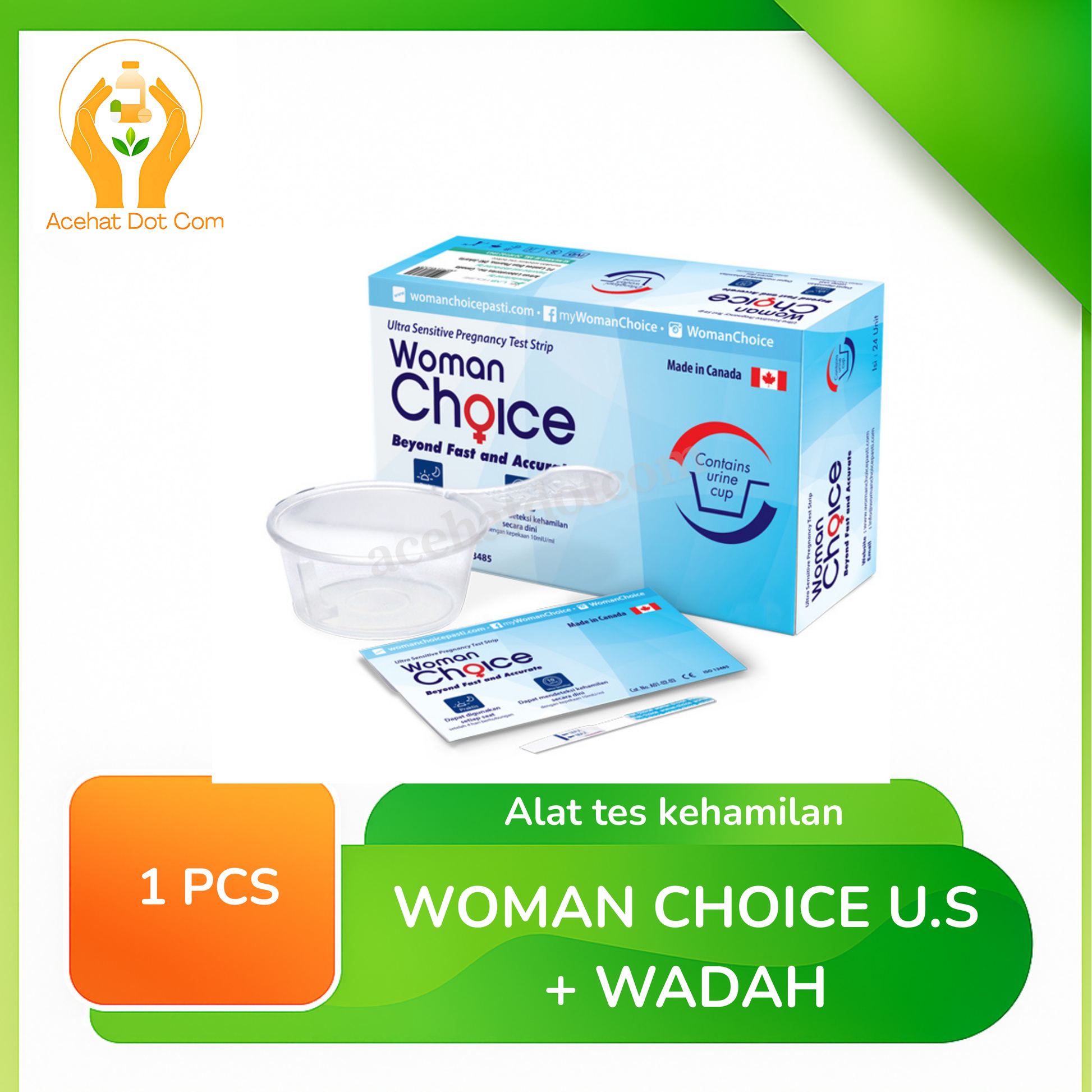 PILIHAN WANITA STRIP ULTRA SENSITIF + WADAH 